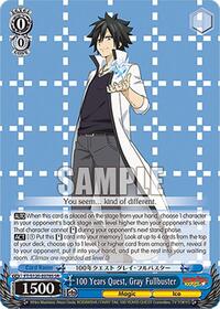 100 Years Quest, Gray Fullbuster (SR) | FAIRY TAIL 100 YEARS QUEST | Super Rare | Normal | #FT/S120-E078S SR