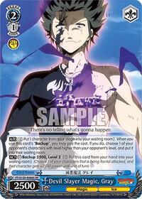 Devil Slayer Magic, Gray (SR) | FAIRY TAIL 100 YEARS QUEST | Super Rare | Normal | #FT/S120-E088S SR