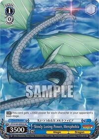 Slowly Losing Power, Mercphobia (SR) | FAIRY TAIL 100 YEARS QUEST | Super Rare | Normal | #FT/S120-E092S SR