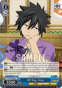 Off Day, Gray | FAIRY TAIL 100 YEARS QUEST | Common | Normal | #FT/S120-E094 C