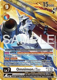 Omnimon ACE (Gold Border) | Advanced Booster Digimon Generation | Super Rare | Foil | #BT17-078 SR