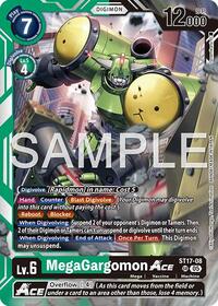 MegaGargomon ACE (Reprint) | Advanced Booster Digimon Generation | Super Rare | Foil | #ST17-08 SR