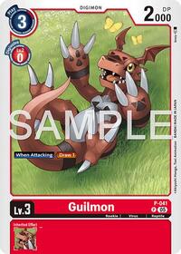 Guilmon - P-041 (Reprint) | Advanced Booster Digimon Generation | Super Rare | Foil | #P-041 P