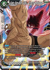 Kaio-Ken Son Goku, Energy Release | Three Glorious Fighters | Super Rare | Foil | #BT30-111