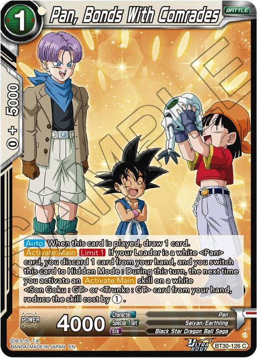 Pan, Bonds With Comrades BT30-126 Common