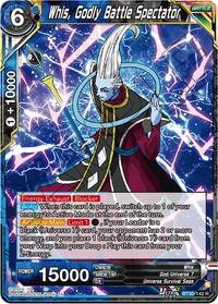 Whis, Godly Battle Spectator | Three Glorious Fighters | Rare | Foil | #BT30-142