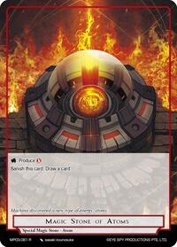 Magic Stone of Atoms | Masterpiece Collection 03 "Dimensional Hope" | Rare | Normal | #MP03-081 R