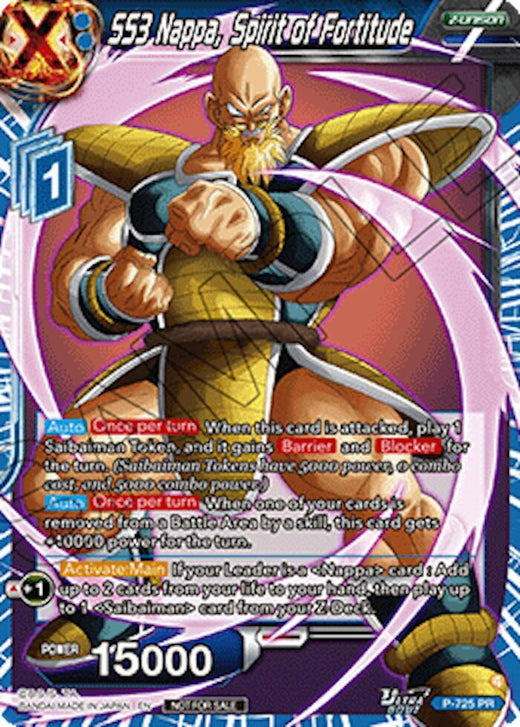 SS3 Nappa, Spirit of Fortitude (Ultra-Bout Series Tournament Pack Vol.2) P-725 Promo