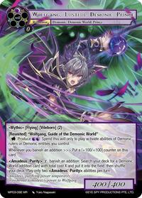 Wolfgang, Lustful Demonic Prince | Masterpiece Collection 03 "Dimensional Hope" | Marvel Rare | Normal | #MP03-092 MR