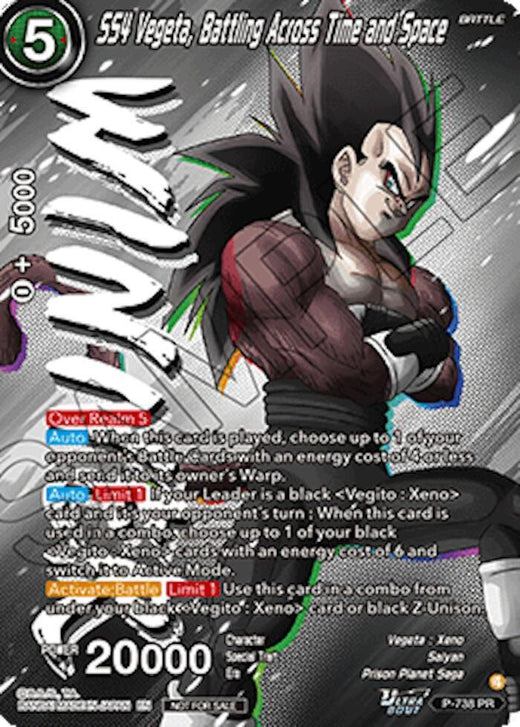 SS4 Vegeta, Battling Across Time and Space (Ultra-Bout Series Tournament Pack Vol.2) (Winner) P-738 Promo Foil