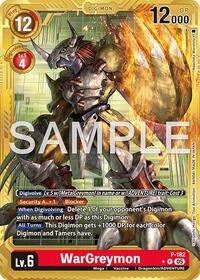 WarGreymon - P-182 (Gold Border) | Advanced Booster Digimon Generation | Promo | Foil | #P-182 P