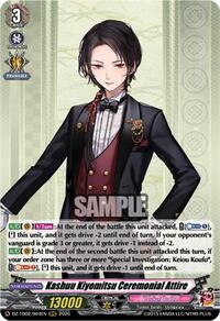 Kashuu Kiyomitsu Ceremonial Attire | DZ-TB02: Touken Ranbu Online | RRR | Normal | #DZ-TB02/004EN