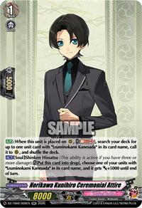 Horikawa Kunihiro Ceremonial Attire | DZ-TB02: Touken Ranbu Online | RR | Normal | #DZ-TB02/028EN
