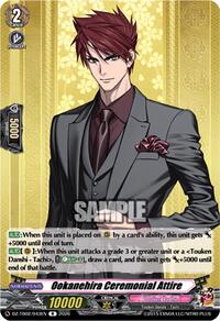 Ookanehira Ceremonial Attire | DZ-TB02: Touken Ranbu Online | R | Normal | #DZ-TB02/043EN