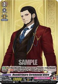 Nenekirimaru Ceremonial Attire | DZ-TB02: Touken Ranbu Online | R | Normal | #DZ-TB02/054EN