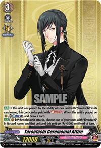 Taroutachi Ceremonial Attire | DZ-TB02: Touken Ranbu Online | C | Normal | #DZ-TB02/104EN