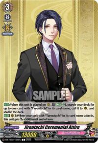Jiroutachi Ceremonial Attire | DZ-TB02: Touken Ranbu Online | C | Normal | #DZ-TB02/105EN