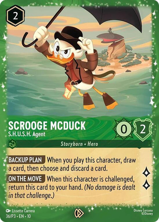 Scrooge McDuck - S.H.U.S.H. Agent 36 Promo Holofoil