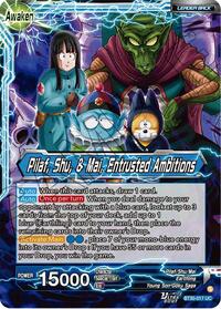 Pilaf, Shu, & Mai // Pilaf, Shu, & Mai, Entrusted Ambitions | Three Glorious Fighters | Uncommon | Foil | #BT30-017