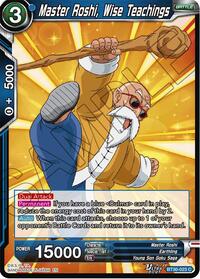 Master Roshi, Wise Teachings | Three Glorious Fighters | Common | Normal | #BT30-023