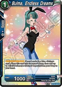 Bulma, Endless Dreams | Three Glorious Fighters | Rare | Normal | #BT30-026