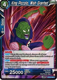 King Piccolo, Wish Granted | Three Glorious Fighters | Rare | Normal | #BT30-039
