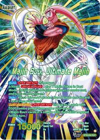 Majin Buu // Majin Buu, Ultimate Majin (SLR) | Three Glorious Fighters | Special Leader Rare | Foil | #BT30-044
