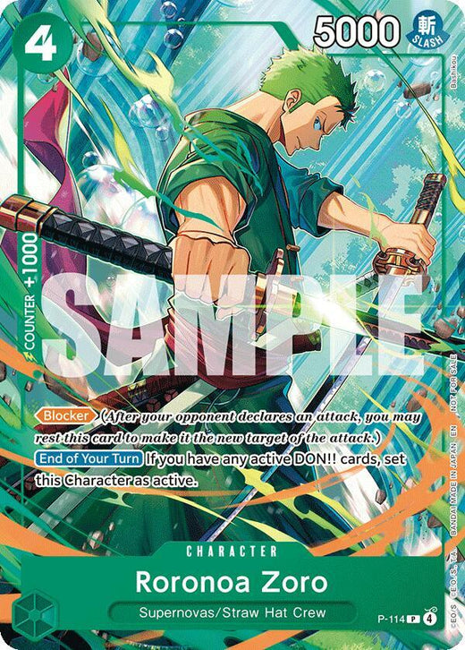 Roronoa Zoro (114) P-114 PR