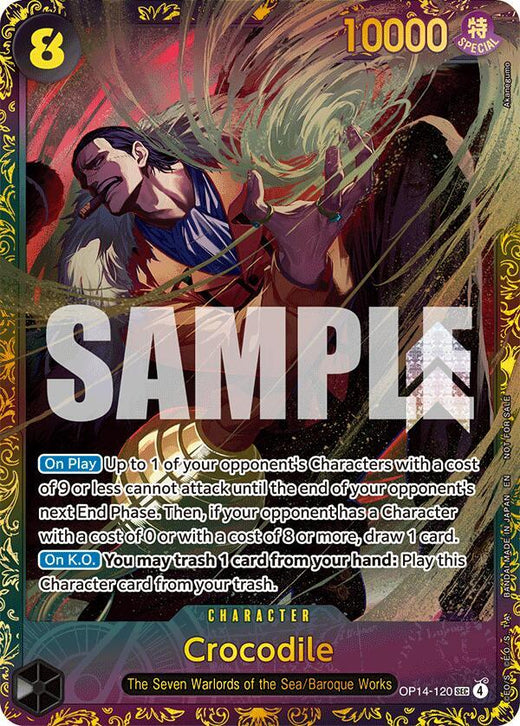 Crocodile - OP14-120 (CS26-27 Regionals Season 1) OP14-120 PR Foil