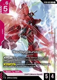 Saviour Gundam | Starter Deck 09: Destiny Ignition | Legend Rare | Holofoil | #ST09-003