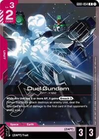 Duel Gundam | Starter Deck 09: Destiny Ignition | Rare | Holofoil | #GD01-054
