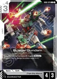 Buster Gundam | Starter Deck 09: Destiny Ignition | Uncommon | Normal | #GD02-076