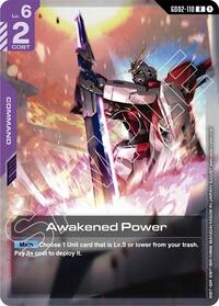 Awakened Power | Starter Deck 09: Destiny Ignition | Rare | Holofoil | #GD02-110