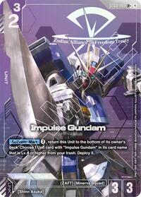 Impulse Gundam (LR+) | Starter Deck 09: Destiny Ignition | LR+ | Holofoil | #ST09-001