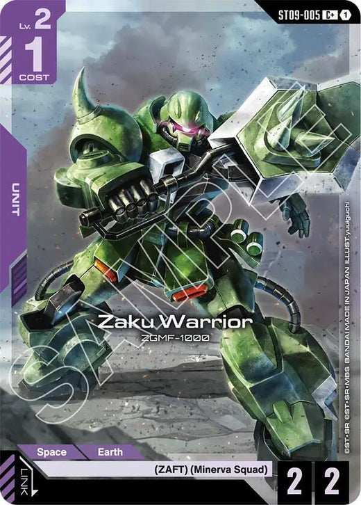 Zaku Warrior (C+) ST09-005 C+ Holofoil