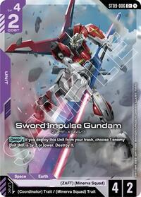 Sword Impulse Gundam (C+) | Starter Deck 09: Destiny Ignition | C+ | Holofoil | #ST09-006
