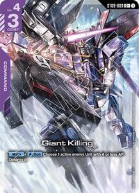 Giant Killing (C+) | Starter Deck 09: Destiny Ignition | C+ | Holofoil | #ST09-009