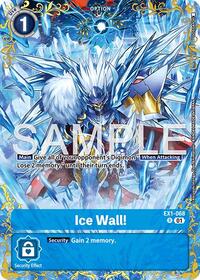Ice Wall! - EX1-068 (Alternate Art) | Dual Revolution | Rare | Foil | #EX1-068 R