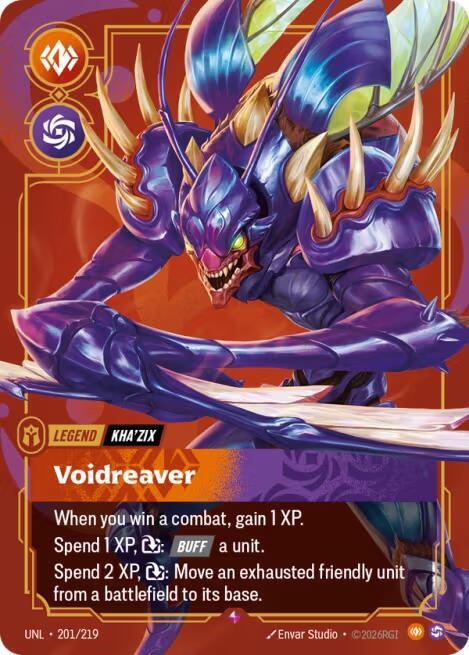Kha'Zix - Segador del Vacío 201/219 Rara Brillante