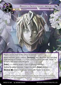 Dante's Sepulchral Mask | Masterpiece Collection 03 "Dimensional Hope" | Marvel Rare | Normal | #MP03-101 MR