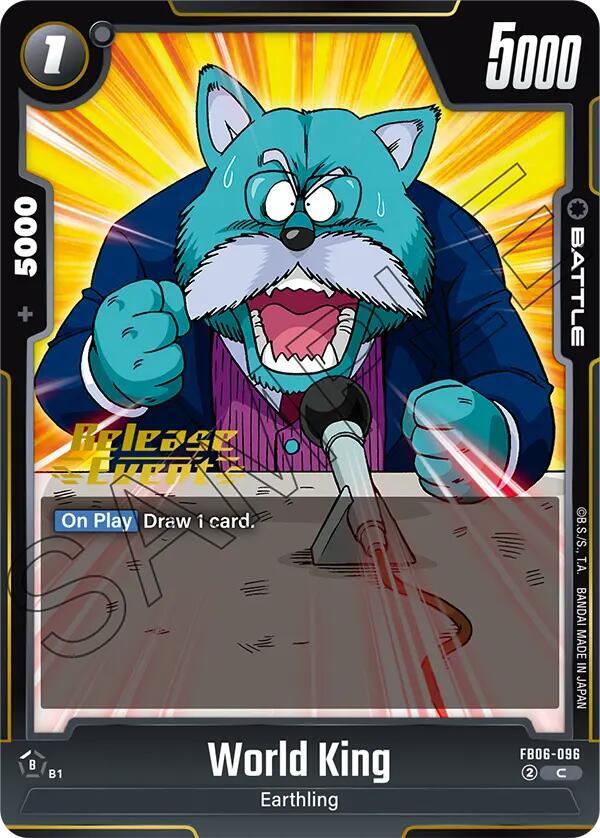 DBS Fusion World: Rivals Clash Release Event Cards Singles
