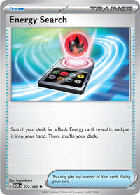 Energy Search | ME03: Perfect Order | Common | Reverse Holofoil | #072/088