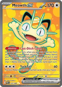 Meowth ex - 107/088 | ME03: Perfect Order | Ultra Rare | Holofoil | #107/088