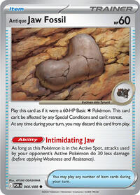 Antique Jaw Fossil | ME03: Perfect Order | Common | Normal | #068/088