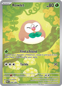 Rowlet - 090/088 | ME03: Perfect Order | Illustration Rare | Holofoil | #090/088