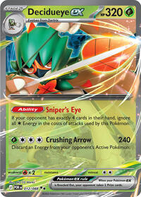 Decidueye ex - 012/088 | ME03: Perfect Order | Double Rare | Holofoil | #012/088