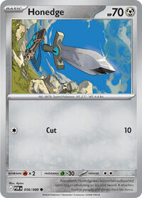 Honedge | ME03: Perfect Order | Common | Reverse Holofoil | #056/088