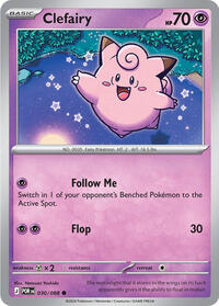Clefairy - 030/088 | ME03: Perfect Order | Common | Reverse Holofoil | #030/088