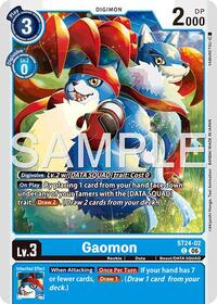 Gaomon | Starter Deck 24: Data Squad | Common | Normal | #ST24-02 C