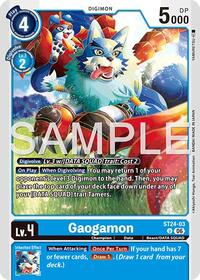 Gaogamon | Starter Deck 24: Data Squad | Uncommon | Normal | #ST24-03 U